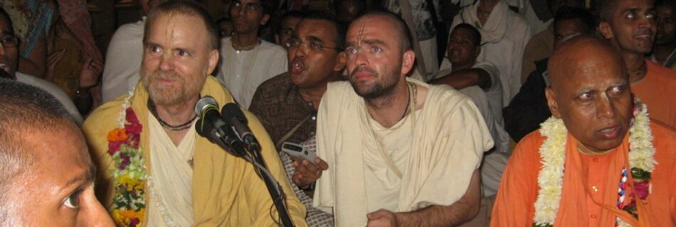 Киртан Аиндры прабху во Вриндаване